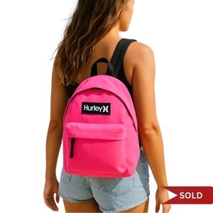 𝗦𝗢𝗟𝗗 NWT Hurley Mini Backpack Hot Pink Flash